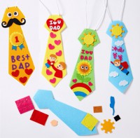 MKP-006  送爸爸禮物 父親節手工diy領帶兒童手工製作創意玩具材料包