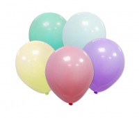 BI-03048 10吋馬卡龍圓形氣球汽球/歡樂佈置/慶典派對/5入