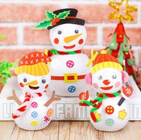 MDT-009  幼稚園創意耶誕節裝飾材料包-雪人款（不含座）